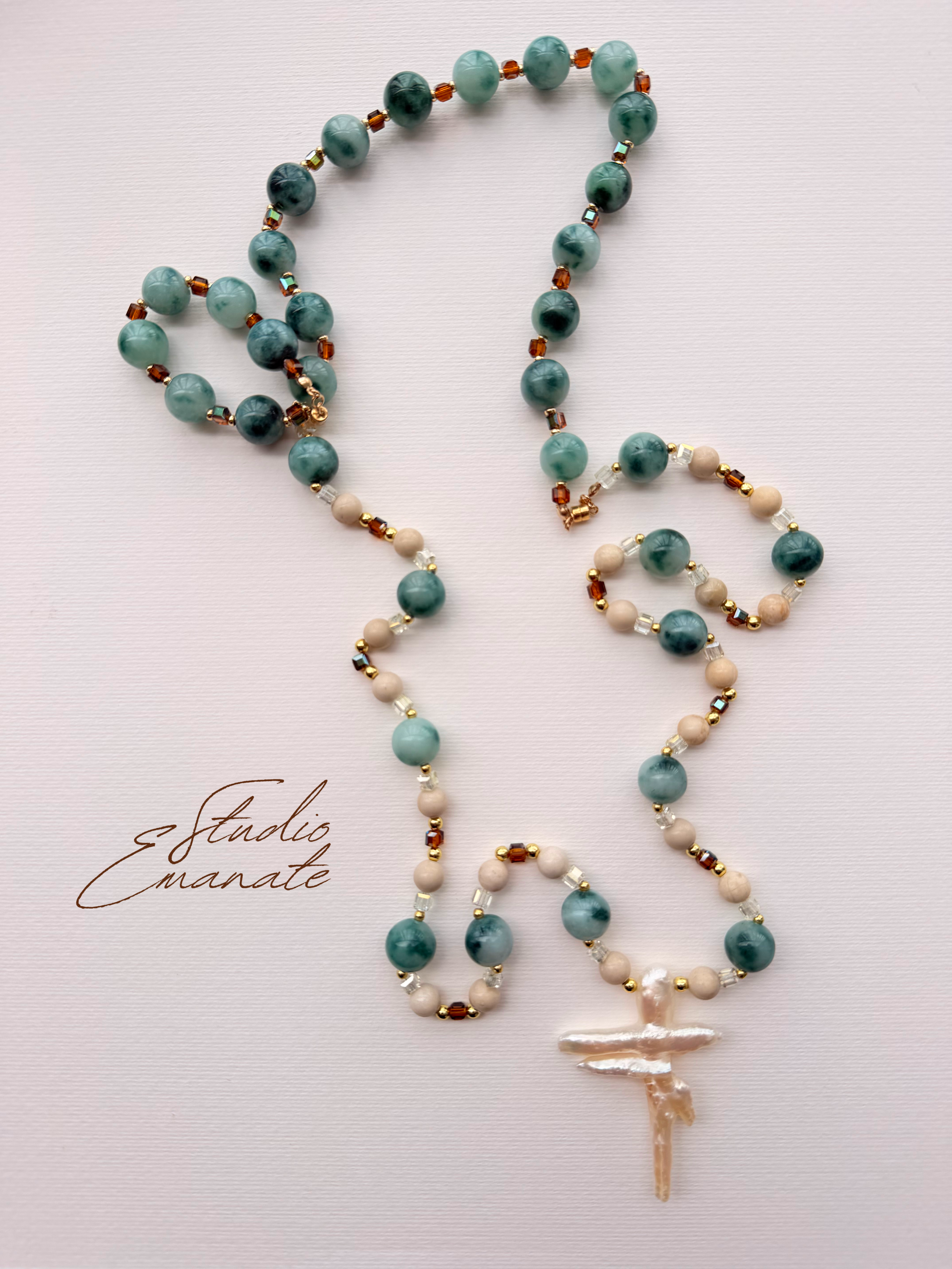 Sea Glass & Dragonfly Layered Set