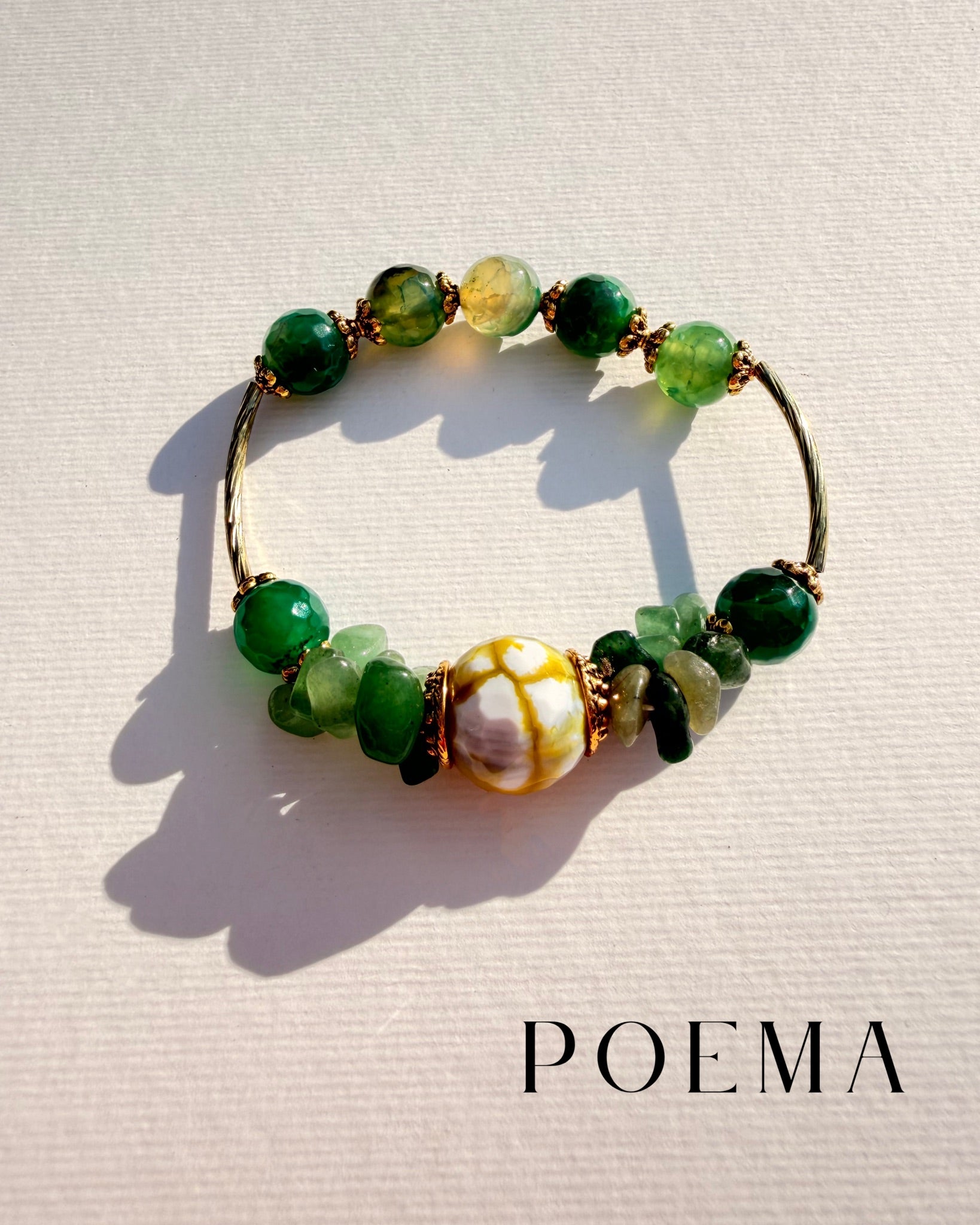 Studio Emanate x POEMA — Terracotta Marble Bracelet
