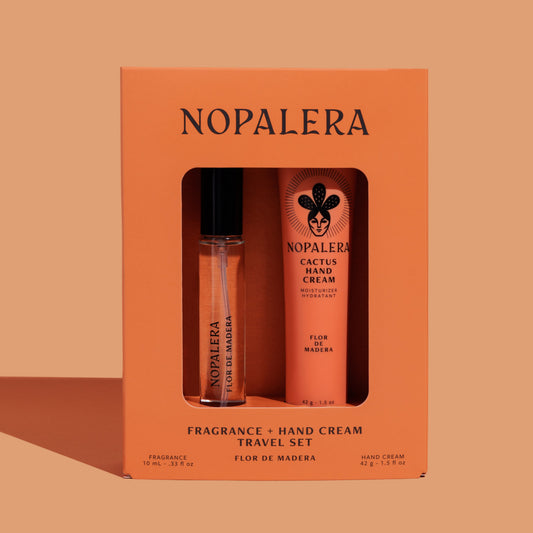 Nopalera - Flor de Madera - Fragrance and Hand Cream Set