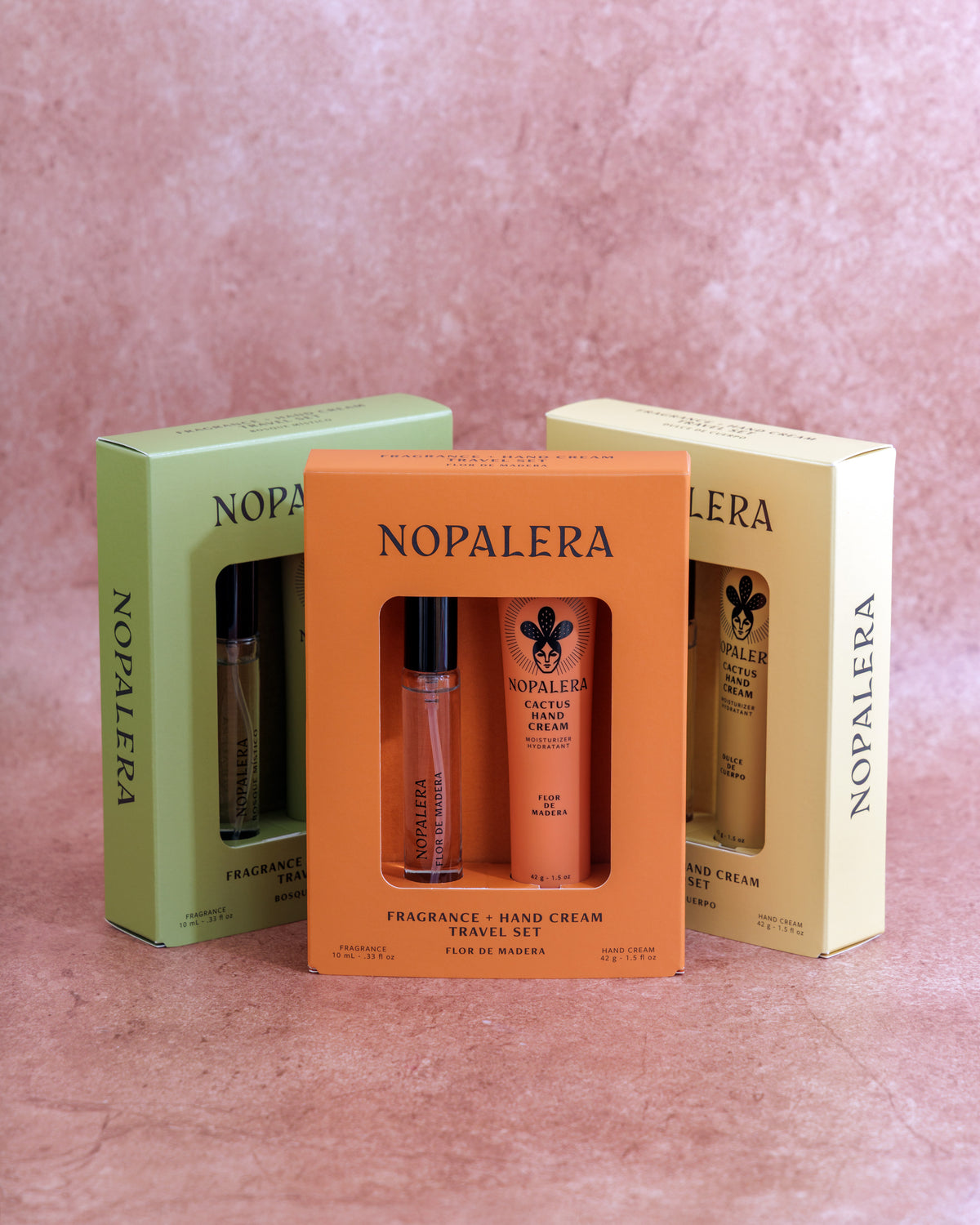 Nopalera - Flor de Madera - Fragrance and Hand Cream Set
