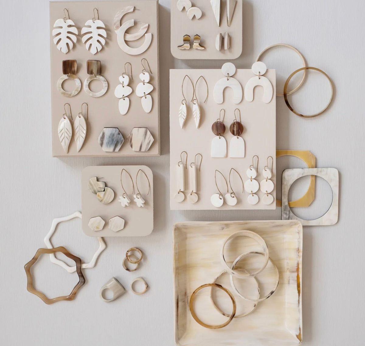 Honeycomb Post Earrings