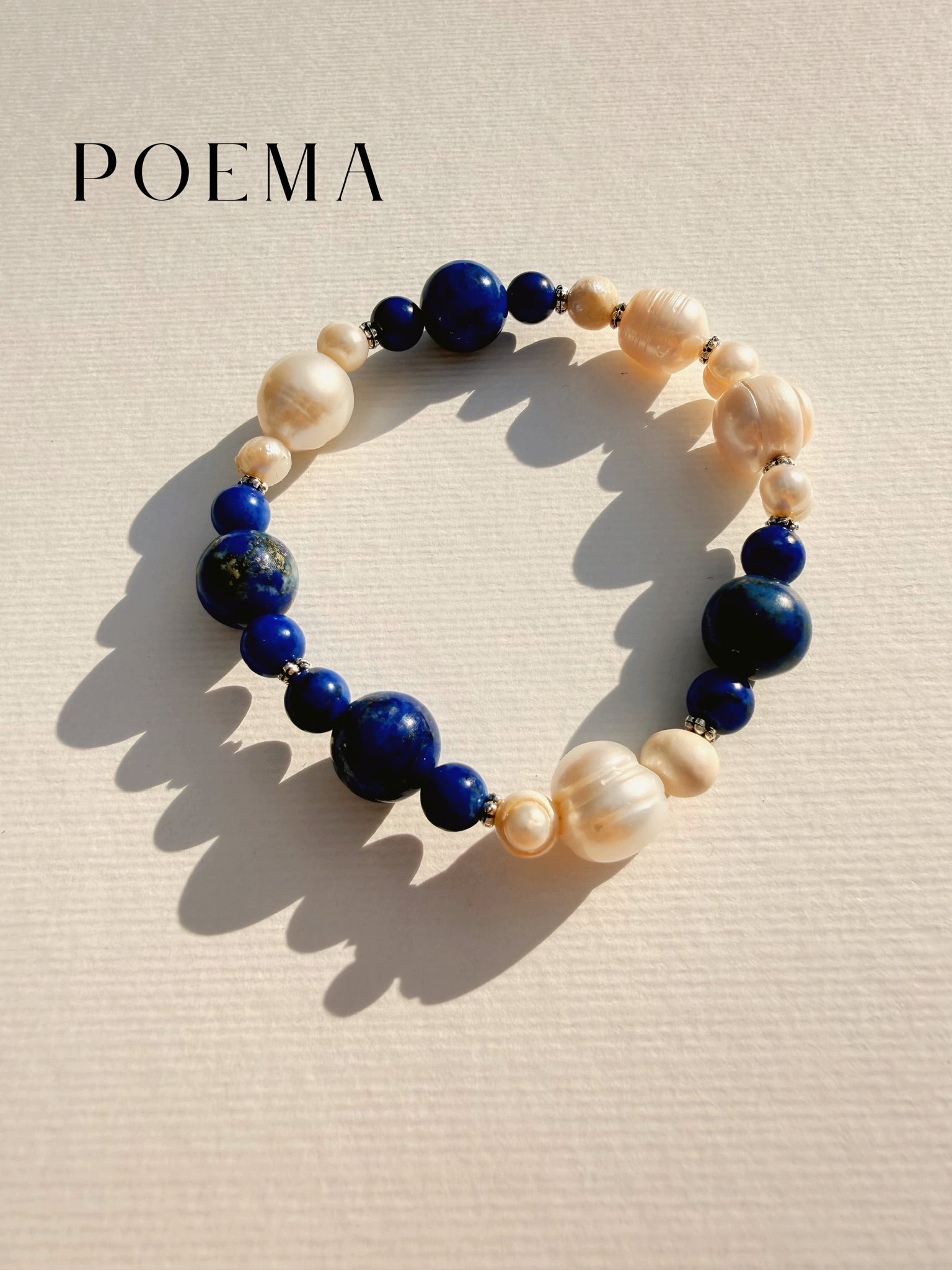 Studio Emanate x POEMA — Midnight Pearl Bracelet