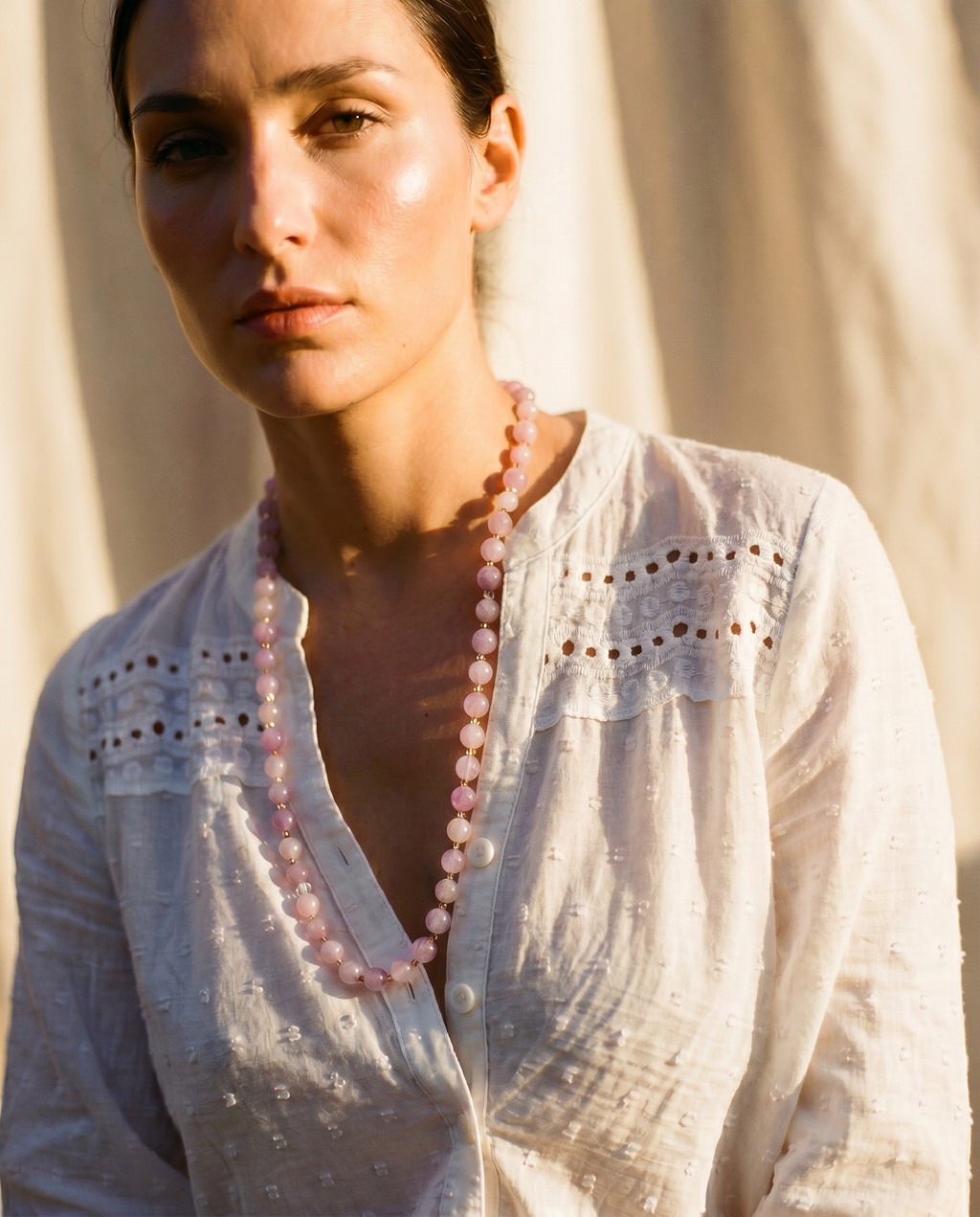 Kunzite Over-the-Head Strand