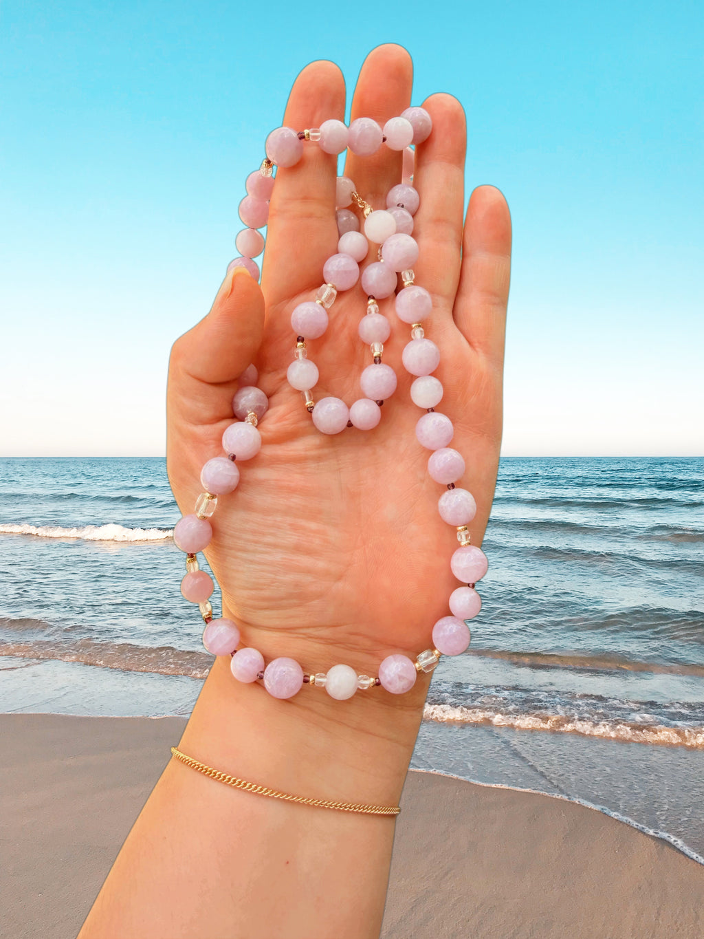 Kunzite Over-the-Head Strand