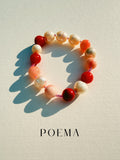 Studio Emanate x POEMA — Coral Pearl Bracelet