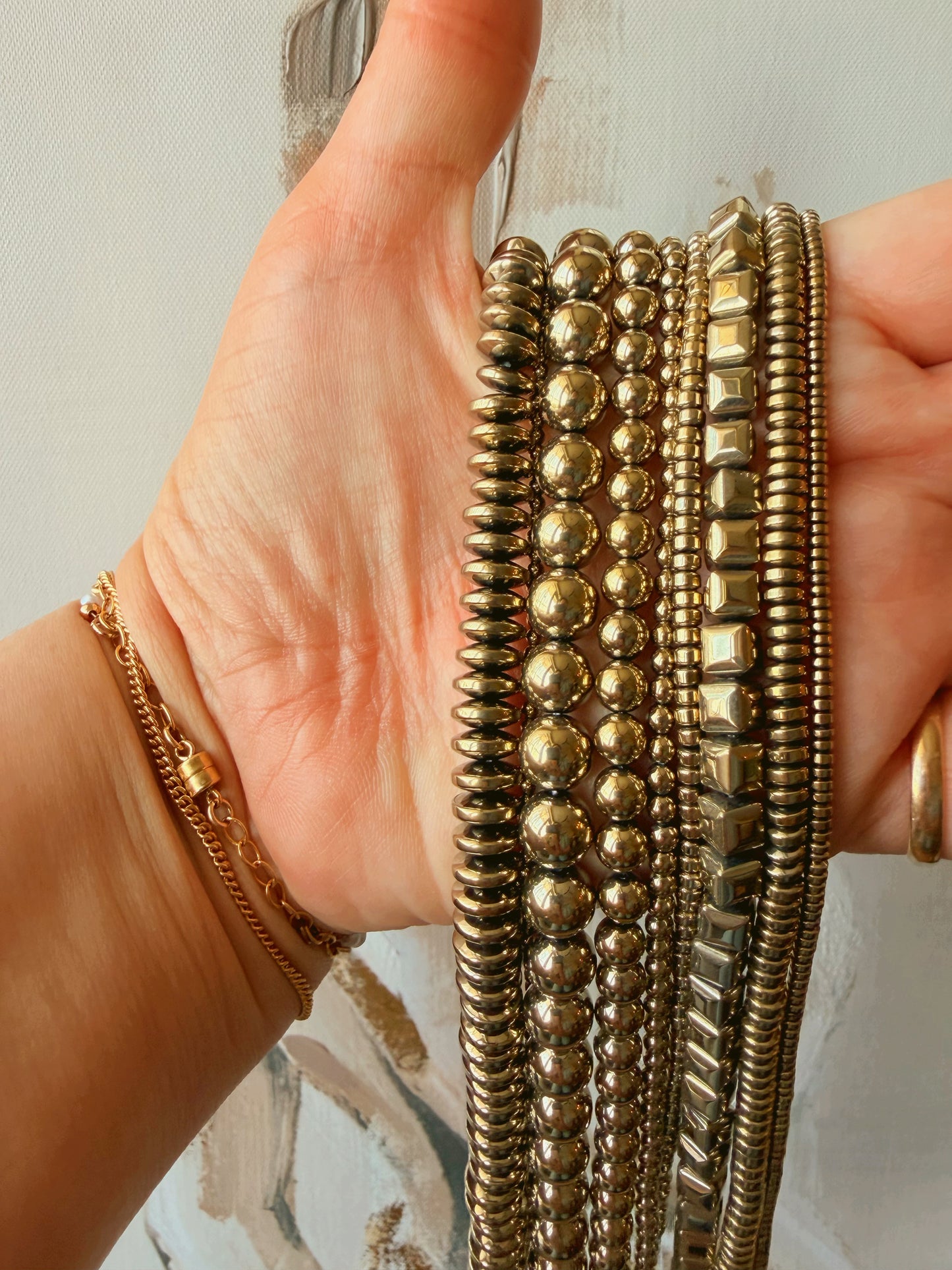 Pyrite Over-the-Head Intention Strands