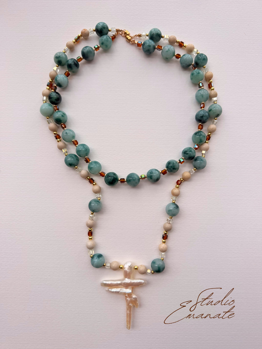 Sea Glass & Dragonfly Layered Set