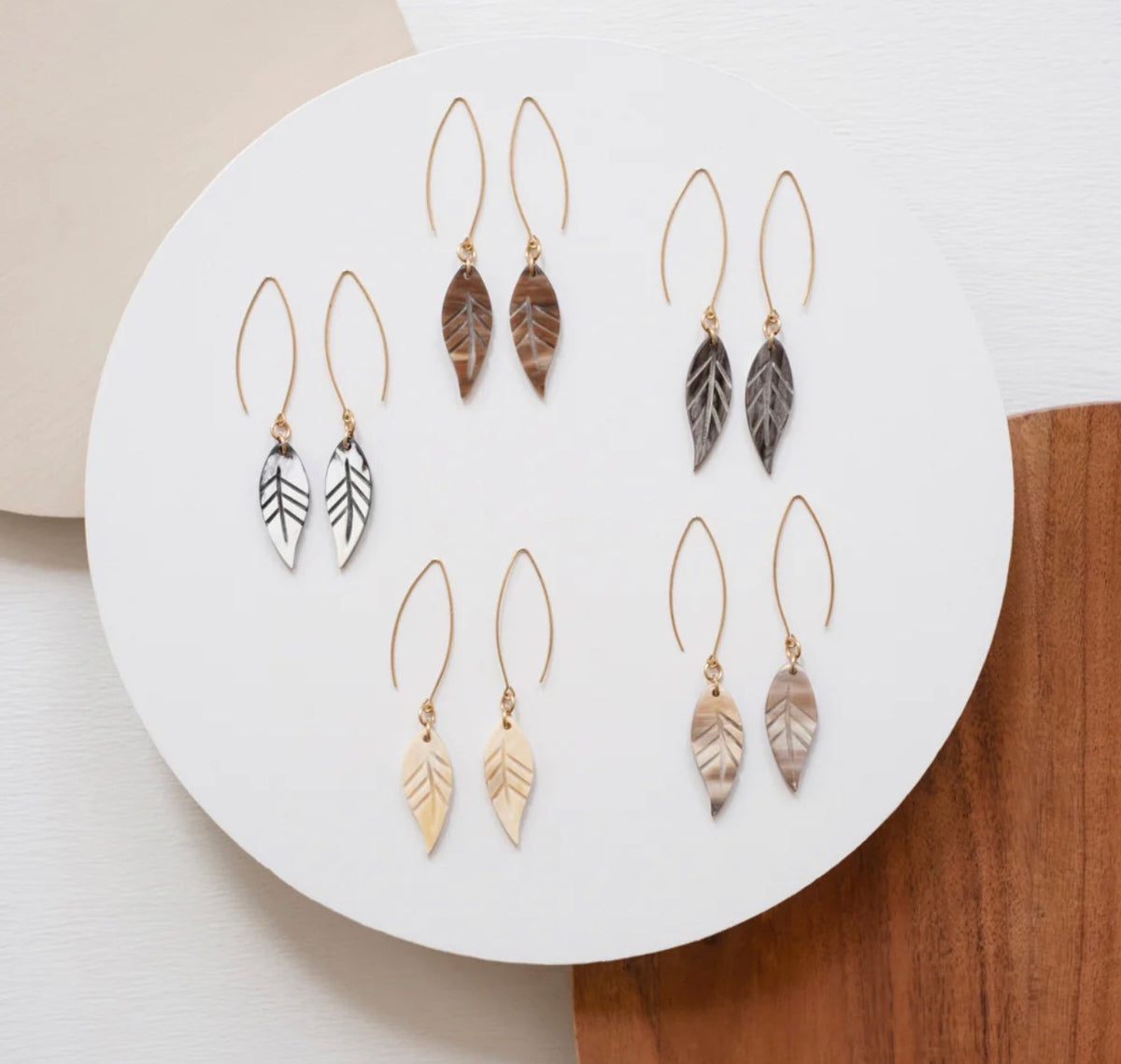 Leaf Dangle Earrings