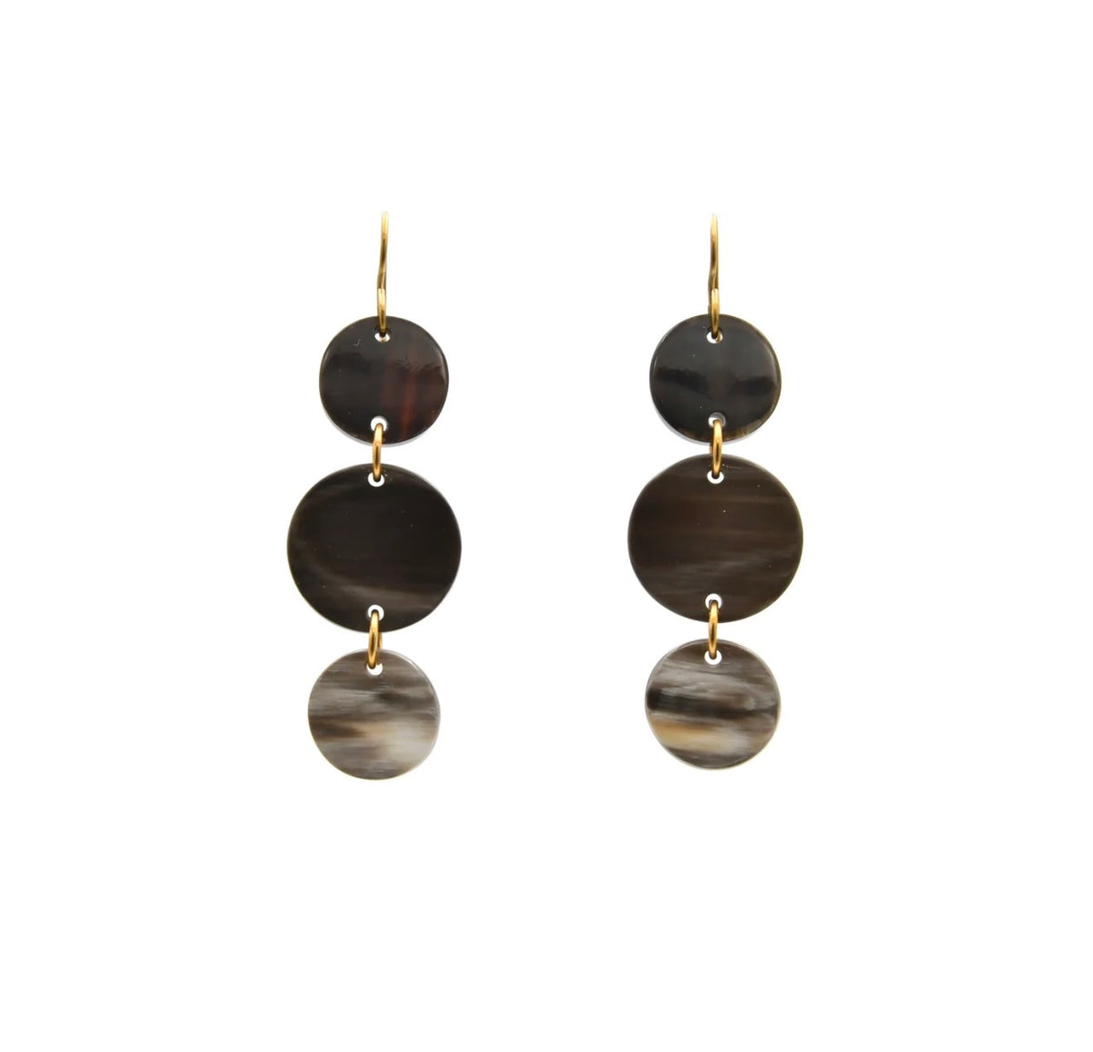 Triple Circle Earrings