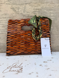 St. Tropez Petite Clutch - Dark Walnut