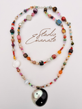 Studio Emanate One-of-One Beaded Yin Yang Necklace