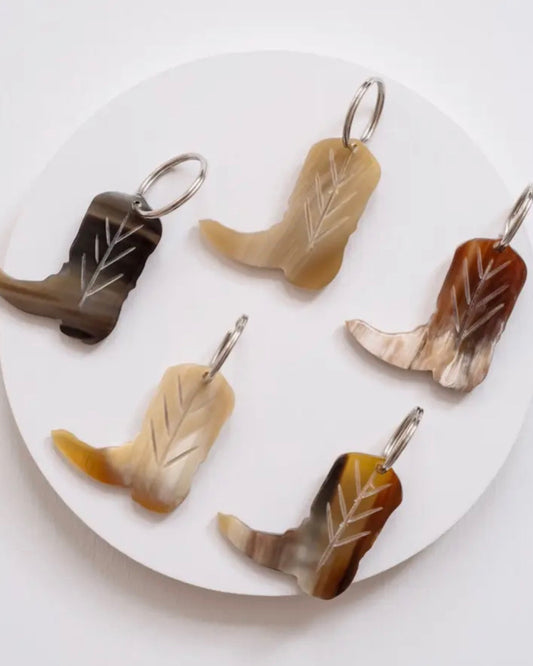 Cowgirl Boot Key Ring