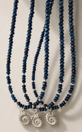 Givsy Gems - Blue Chalcedony & Sea Charm Necklace